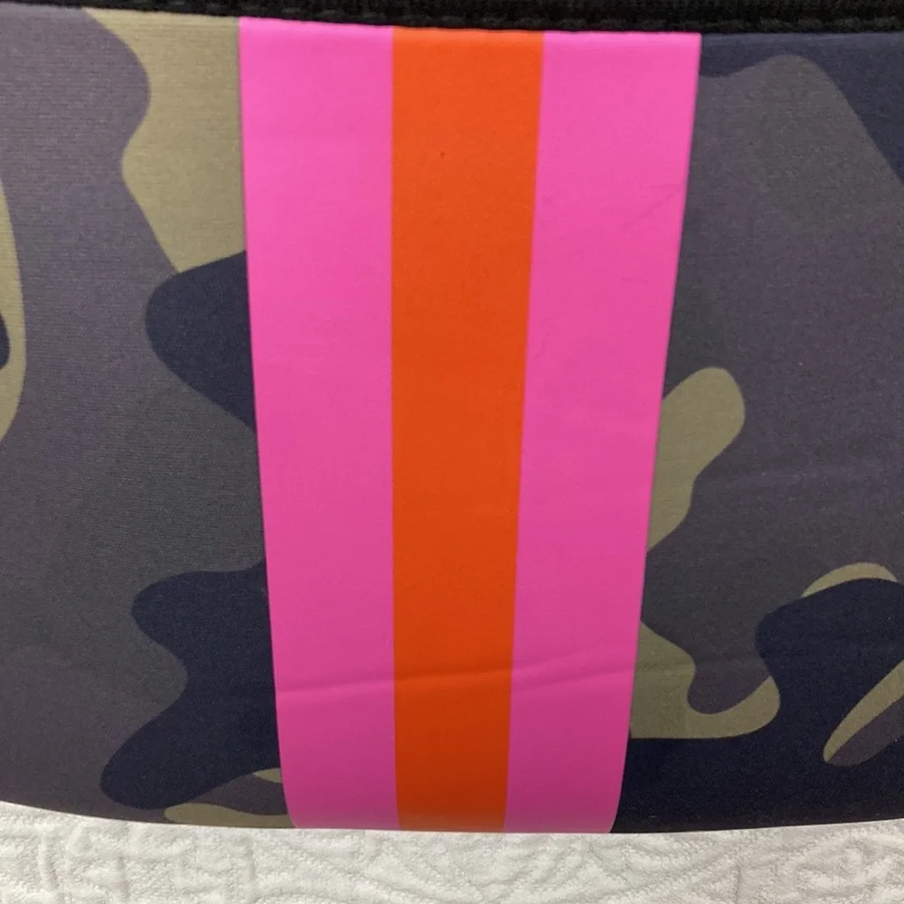 Stylish Camouflage Neoprene Crossbody Bag